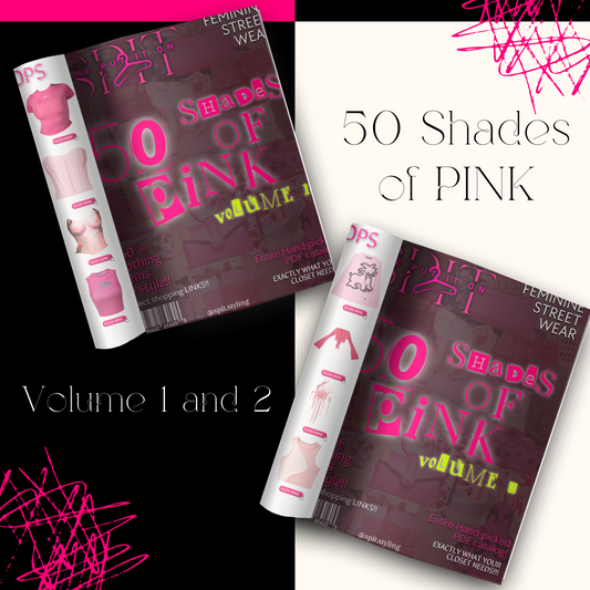 Bundle- 50 Shades of Pink