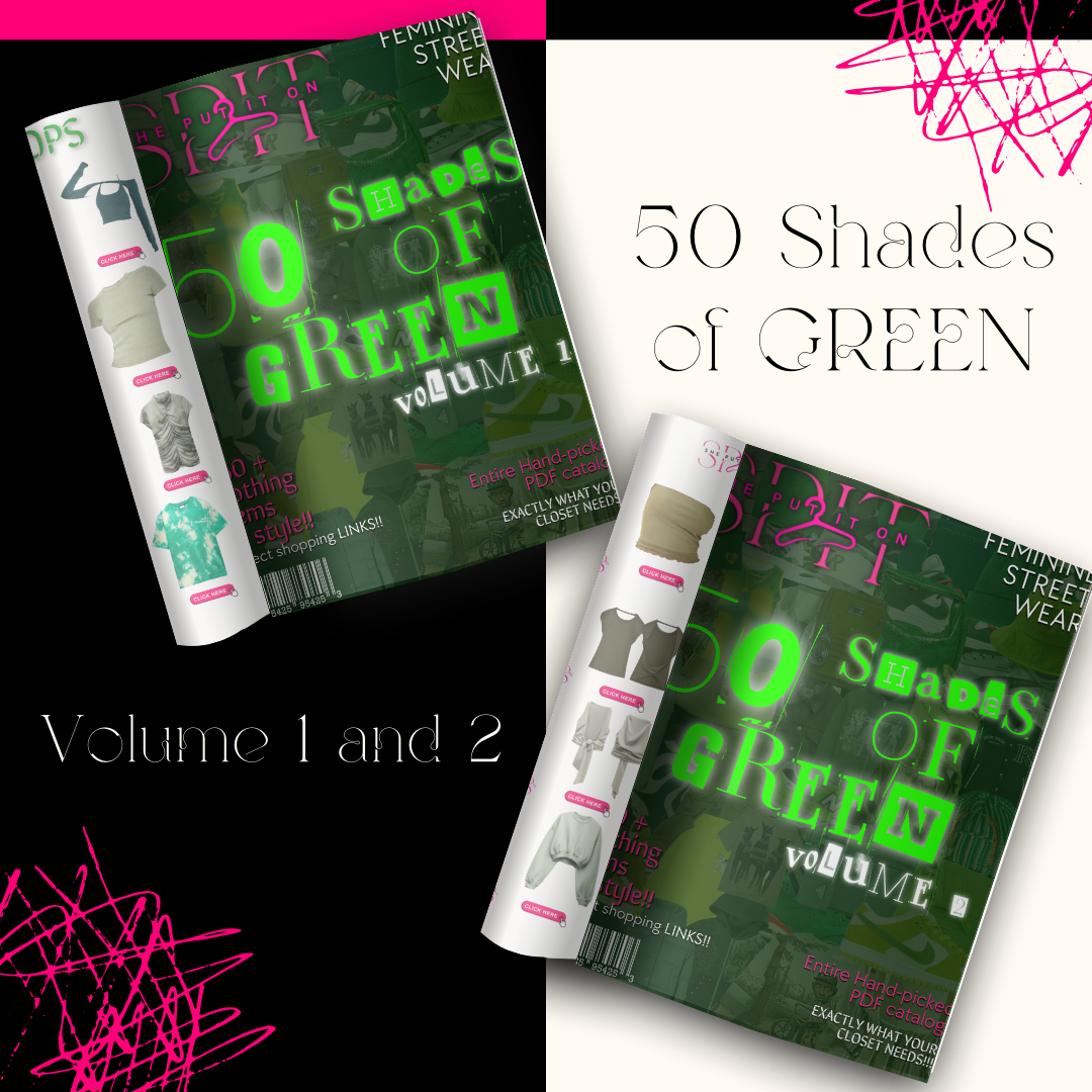 Bundle- 50 Shades of Green